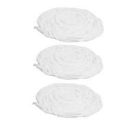 SHERCHPRY 3 Paquets permanents boules de coton pour le visage coton roulé du coton bobine de beauté en coton bandes de bobine de permanente de cheveux coton permanent blanche