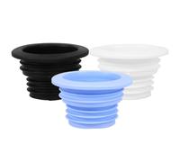 SHERCHPRY 3 Pièces Bouchon de Vidange en Plastique Étanche pour Machine à Laver Joint Anti-odeur en Pp, Installation Facile pour Tuyau de Drainage Domestique