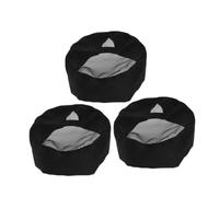 SHERCHPRY 3 Pièces Chapeaux de Chef Unisexes Réglables Lot de Casquettes de Cuisine Respirantes à Dessus Mesh Adaptées pour Restaurant Personnel Masculin et Féminin