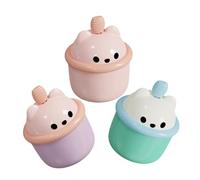 SHERCHPRY 3 Pièces Gobelet Moussant pour Nettoyage de Distributeur de Mousse Portable Design Cartoon Ours pour Routine