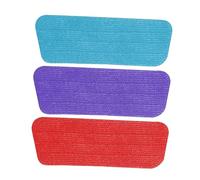 SHERCHPRY 3 Pièces Lot de Têtes de Serpillière de Remplacement pour Nettoyage Accessoires de Ménage Rouge