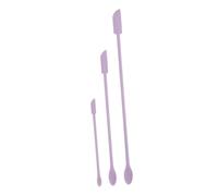 SHERCHPRY 3 pièces Mini Spatule Silicone Petite Réutilisable Ensemble de Petites Spatules Silicone Durable pour Cosmétiques Outil Compact et Facile à Nettoyer pour Crème et Lotion