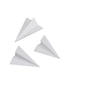 SHERCHPRY 3 Pièces Modèles de Papier Avion en Résine Transparente 3d, Moules en Silicone DIY pour Décoration Créative, Miniatures en 3 Tailles - Ornement Epoxy pour Artisanat et Bijoux,