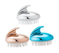 SHERCHPRY 3 pièces Peigne de Massage Portable pour Cheveux Brosse Démangeaison et Pelliculaire Or Bleu Royal