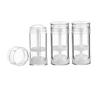 SHERCHPRY 3 pièces Set de Tubes Rechargeables pour à et Gloss Contenant Cosmétique Transparent Fuite Portable pour Voyage et Soins Personnels