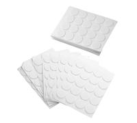 SHERCHPRY 30 Feuilles D’Autocollants Adhésifs pour Mèches de Bougies Pastilles Doubles Faces Résistantes à Haute Température Supports Adhésifs Ronds pour Fabrication DIY 600 Pièces pour