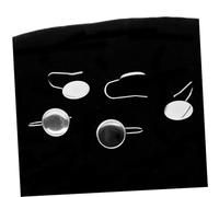 SHERCHPRY 30 pièces Base de Boucles Oreilles Acier Inoxydable Argenté Supports de Sertissage pour Fabrication de Bijoux DIY Accessoires Créatifs pour Boucles Oreilles et Artisanat