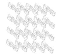 SHERCHPRY 30 Pièces Nail Extension Buckles Kit Invisible Plastic Connectors For Artificial Nails Traceless Detachable Fasteners For DIY Manicure And Salon Use