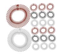 SHERCHPRY 30pièces Bandeau Peigne Extensibles Pour Femmes Peigne Circulaire Support Flexible Pour Cheveux Lot De Bandeaux à Dents