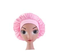 SHERCHPRY 3pièces Bonnet de Nuit à Larges Bords Satin pour Garçon Fille Confortable et Respirant Lot de Blanc Rose Rouge Foncé