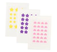 SHERCHPRY 3pièces Hydrocolloïdes Pour Boutons Acné Autocollants Anti-boutons Forme De Cœur Cache-boutons Imperméables Pour Visage