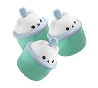 SHERCHPRY 3pièces Mousseur à Bulles Pour Visage Fabriquez Votre Mousse De Nettoyage Portable Forme De Ours Pour Voyage Et Usage Quotidien