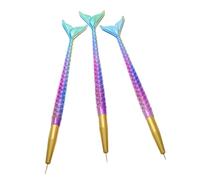 SHERCHPRY 3pièces Pinceaux De Nail Art Pinceaux Liner Et Dotting Pour Et Design Dégradé De Sirène Outils Pour Et Nail Art