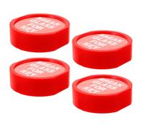 SHERCHPRY 4 Pièces Boîte à Clés Murale Rouge Boîte de Rangement pour Clés Entrée et Extincteur Coffret de Sécurité Extérieur et Cartes