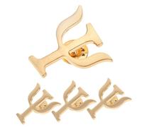 SHERCHPRY 4 Pièces Broches Élégantes Cœur Pins Psychologues pour Hommes Accessoires Décoratifs pour Manteaux Pulls et Sacs Rappel Santé Psychologique