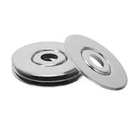 SHERCHPRY 4 Pièces Ensemble de 4 Caches Rosaces Encastrés pour Sprinklers Incendie Dn15, Garniture de Protection en Métal Résistant Haute Température, Couvercles de Rénovation Discrets pour