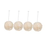 SHERCHPRY 4 Pièces Natural Reed Diffuser Flowers with Cotton Rope Faux Wood Chrysanthemum Heads for Essential Oil Refill Aromatherapy Fragrance Replacement for Bedroom Living Office