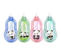 SHERCHPRY 4 Pièces Ruban Correcteur Portable Panda Élève, Plastique PET | Documents Écrits ou Imprimés, Facile à Ranger Transporter, Accessoire Scolaire Léger