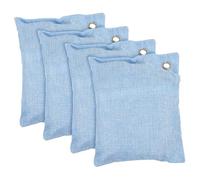 SHERCHPRY 4 Pièces Sachets de Lot de et Absorbeurs Humidité pour Intérieur Parfait pour Voiture Placard et Maison Élimine Odeurs et Humidité