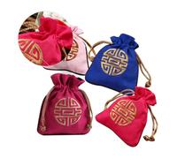 SHERCHPRY 4 pièces Sachets Pochon Lin Petit Format Lot Rangement Multifonctions pour Bijoux et Accessoires Couleurs Aléatoires Couleur Aléatoire Couleur Aléatoire