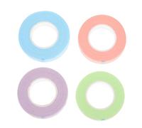 SHERCHPRY 4 rouleaux Bandes Adhésives Respirantes pour Cils Ruban Non Tissé Doux et Confortable Outils de Beauté pour Extension de Cils Bande Isolante pour Paupières Multicolores