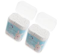 SHERCHPRY 400 Pièces Cotton Swabs With Paper Handle Round Spiral Head Tips Soft And Safe For Ear And Nose Cleaning Multipurpose Cotton Buds