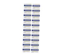 SHERCHPRY 40Pièces Cartes de Contraste Couleur Dents Guide de Fournitures Orales pour Évaluation Dentaires