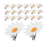 SHERCHPRY 48 Pièces Mini Daisy Hair Clips Lightweight Floral Barrettes For Women And Realistic Little Daisy Flower Hairpins With Fade-resistant Colors For Summer Parties And Beach Events