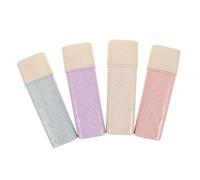 SHERCHPRY 4pièces Boîte pour Brosse à Dents de Voyage avec Couvercle Étui de Rangement Portable pour Brosse à Dents et Dentifrice Organisateur de Salle de Bain