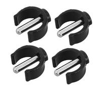 SHERCHPRY 4pièces Clips De Fixation Pour Canne à c Accessoires Universels Pour Déambulateur Et Bétonnière Installation Facile Durable Et Compatible Avec Tubes