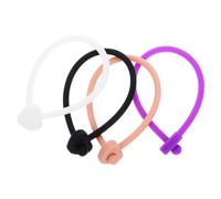 SHERCHPRY 4pièces Lot De Brosses à Shampoing Avec Sangle Élastique Silicone Anti-perte Pour Bain Et Douche