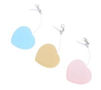 SHERCHPRY 4pièces Nettoyeur Écran Forme De Coeur Pour Smartphone Brosse De Nettoyage Avec Lanières Décoratives Pour Téléphone Ordinateur Et De