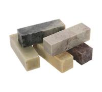 SHERCHPRY 5 Pièces Bloc de Scellement en Pierre Rectangulaire 1,5x1,5x5cm, Outil D'artisanat Facile à Contrôler pour Petites Sculptures Décoratives