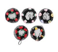 SHERCHPRY 5 Pièces Kit de Chignons Donuts pour Danse Filet à Chignon pour Ballet Petit Invisible Réutilisable pour Fêtes et Récitals