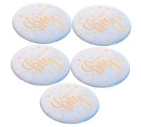 SHERCHPRY 50pièces Badges De Révélation Pour Shower Badges Décoratifs Pour Fête Prénatale Pour Invités