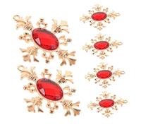 SHERCHPRY 6 pièces Accessoires de Bijoux Baroques avec Détails Rhinestones pour Création de Colliers Bracelets et Boucles Oreilles Charms DIY Élégants et
