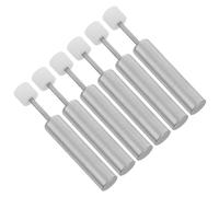 SHERCHPRY 6 Pièces Insert de Piston à Fermeture Douce pour Poubelle | Fer Nickelé, Amortissement Réglable, Rétrofit Facile, pour Portes de Placard et Corbeilles Professionnelles