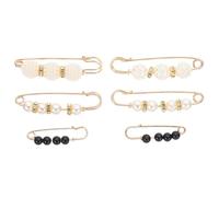 SHERCHPRY 6 Pièces Lot De Broches Pour Robe Et Vêtements Épingle à Revers De Sac Avec Motif Nacré Pince De Sûreté Pour Pantalon