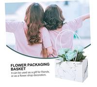 SHERCHPRY 6 Pièces Pochette Cadeau Carton Pour Fleurs Pochette Cadeau Papier Sacs Cadeaux Portables