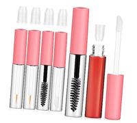 SHERCHPRY 6 pièces Tubes de Mascara Vides avec Baguettes Contenants Rechargeables pour Eyeliner et Gloss à Accessoires Cosmétiques Pratiques et Portables