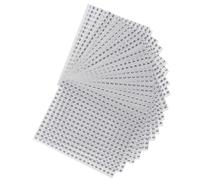 SHERCHPRY 6000 Autocollants Numérotés Ronds en Papier Auto-Adhésifs Diamètre Standard Chiffres 0-9 X2 pour Rangement et Usage Domestique Étiquettes Pratiques Repositionnables