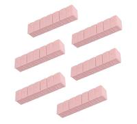 SHERCHPRY 6pièces Boîte à Pilules Hebdomadaire De Jours Avec Braille Conteneur Portable Et Étui De Lots Pour Planification Répartition De Doses Quotidiennes