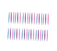 SHERCHPRY 72 pièces Kit de Bâtons de Nettoyage Ongles Plastique et Pratique Pousse Cuticules et Nettoyeur de Peau Morte pour Soins Ongles Adapté Débutants et