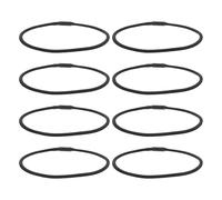 SHERCHPRY 8 Pièces Élastiques en Caoutchouc Noir pour Microphone Support Antichoc, Installation Facile, Solution Pratique pour Enregistrement en Studio
