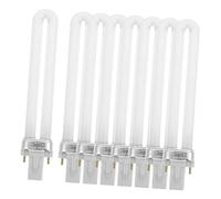 SHERCHPRY 8Pièces Lampe de pour Ongles Tubes UV pour Gel à Ongles pour Salons et Utilisation Domestique Matériau Durable et