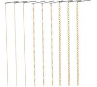 SHERCHPRY 9 pièces Chaîne de Cheveux Longue avec Glands Clips pour Extension Capillaire Accessoire Punk destiné aux Femmes et Filles Élégant et Facile à Porter