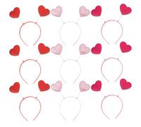 SHERCHPRY 9 Pièces Love Heart Headbands Glitter Hairbands For Women And Flexible Valentine S Day Party Accessories With Unique Heart Design Lightweight And Comfortable For Wedding Holiday