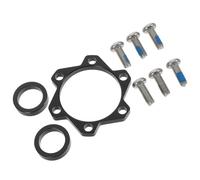 SHERCHPRY Adaptateur de Frein à Disque pour Vélo Kit de Conversion Moyeu Roue Non Boost vers Boost Entretoise D’Axe Traversant 100X15 à 110X15 Vis de Rotor 6 Trous Compatible Montage