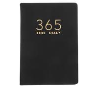 SHERCHPRY Agenda Quotidien 2026 A5 Noir Carnet de Planification Scolaire avec Suivi Mensuel des Habitudes Planificateur de Listes de Tâches et Calendrier Hebdomadaire pour Étudiants et