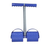 SHERCHPRY Appareil de Musculation Abdominal Ressorts et Pédales Intégré, Équipement de Fitness Domestique Bleu, Outil de Redressement Assis pour Entraînement Spécifique des Abdominaux et